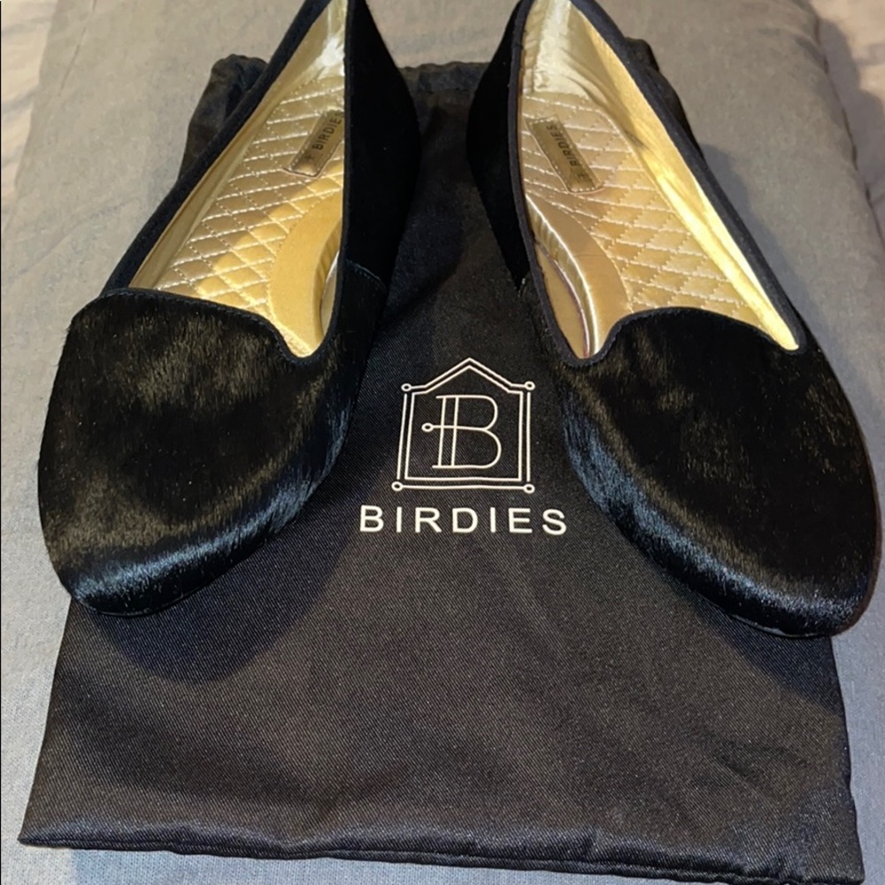 Birdies “The Blackbird” Calf Hair Flats Sz8.5